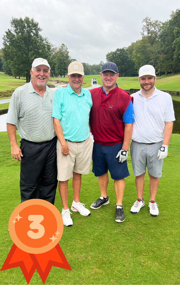 2024 Fore Families Golf Tournament 3rd Place Team