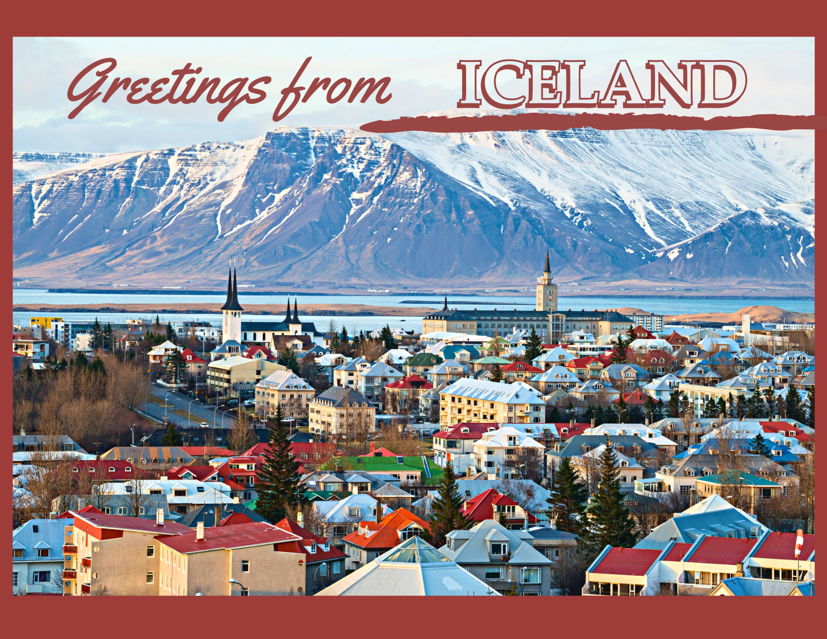 iceland postcard