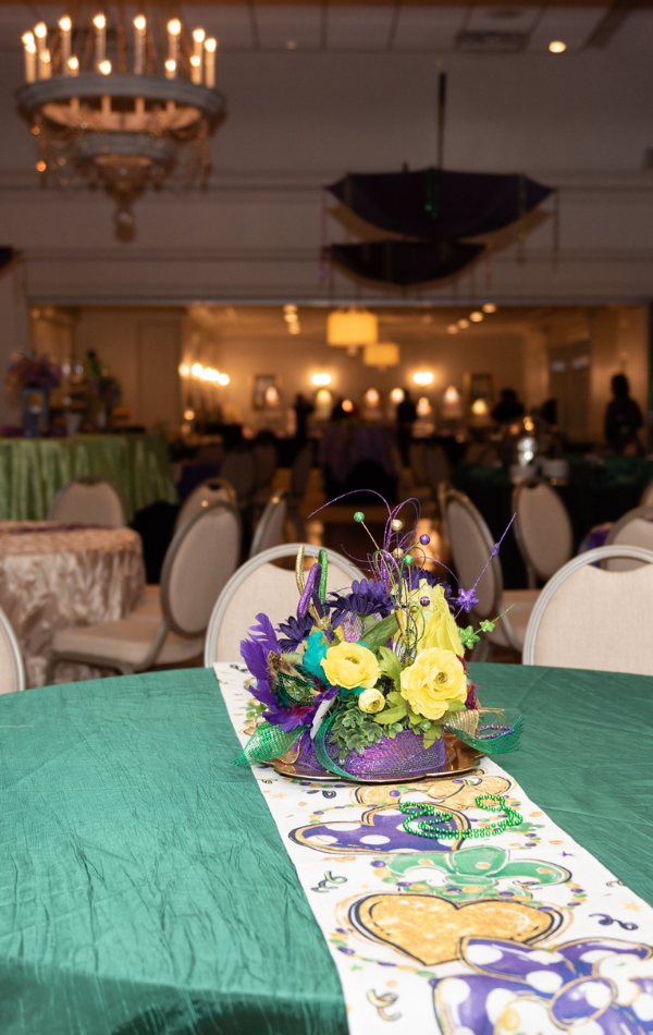 decorations at bon temps ball