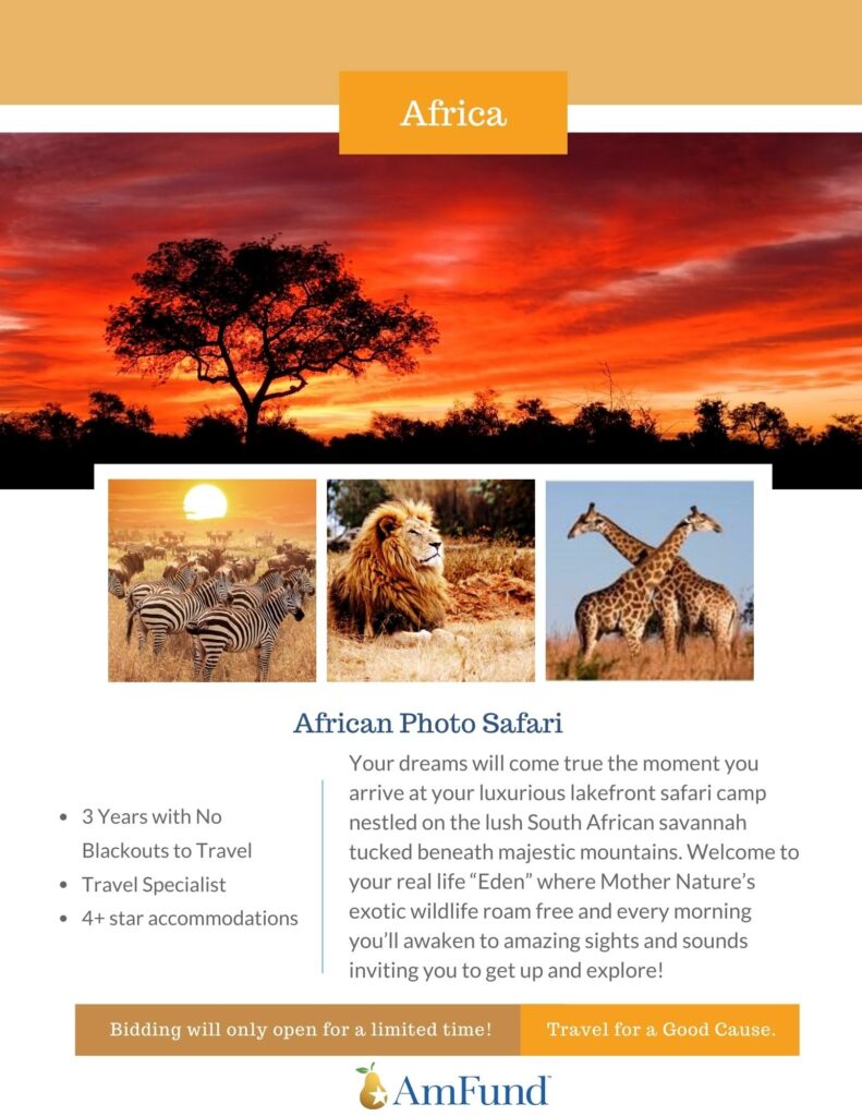 Africa trip details